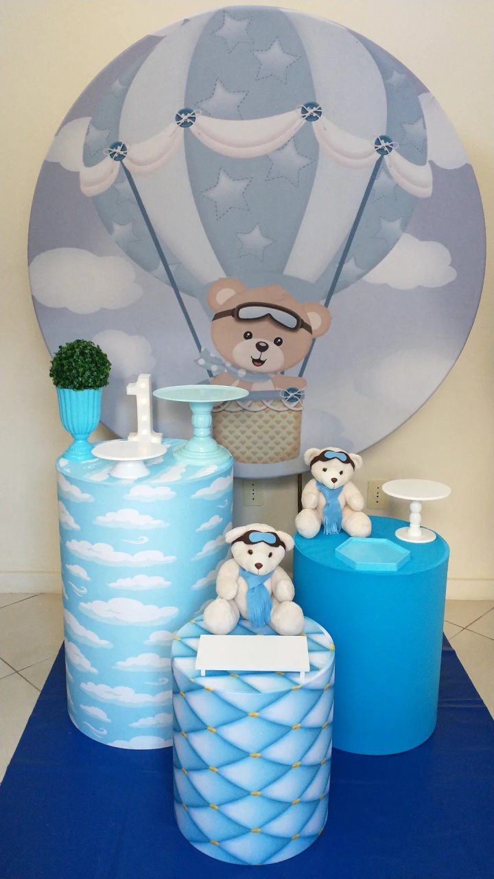 Urso Baloeiro - Gi Festas  Pegue e Monte