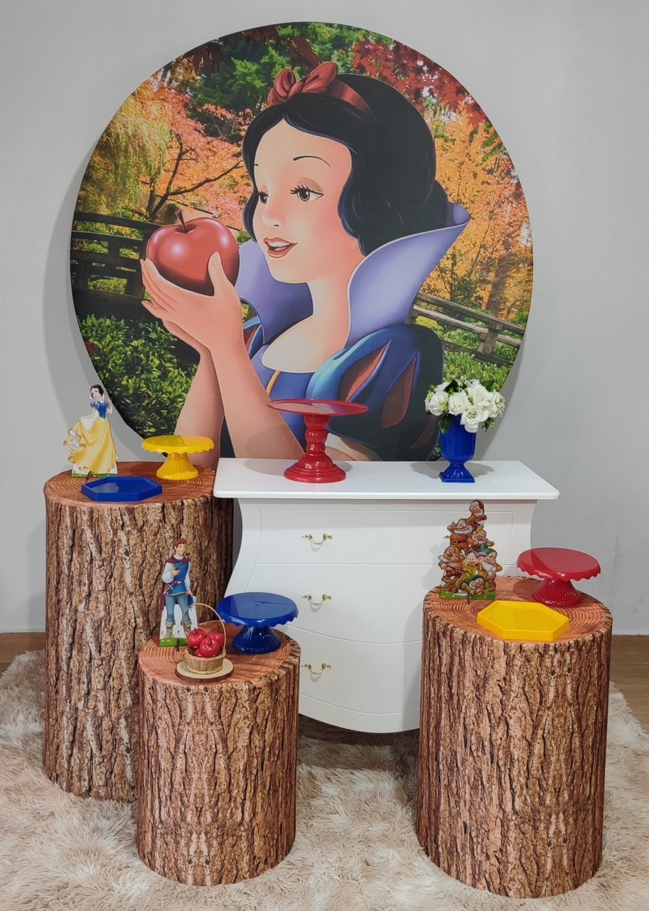 Branca de Neve Com Cômoda - Gi Festas  Pegue e Monte