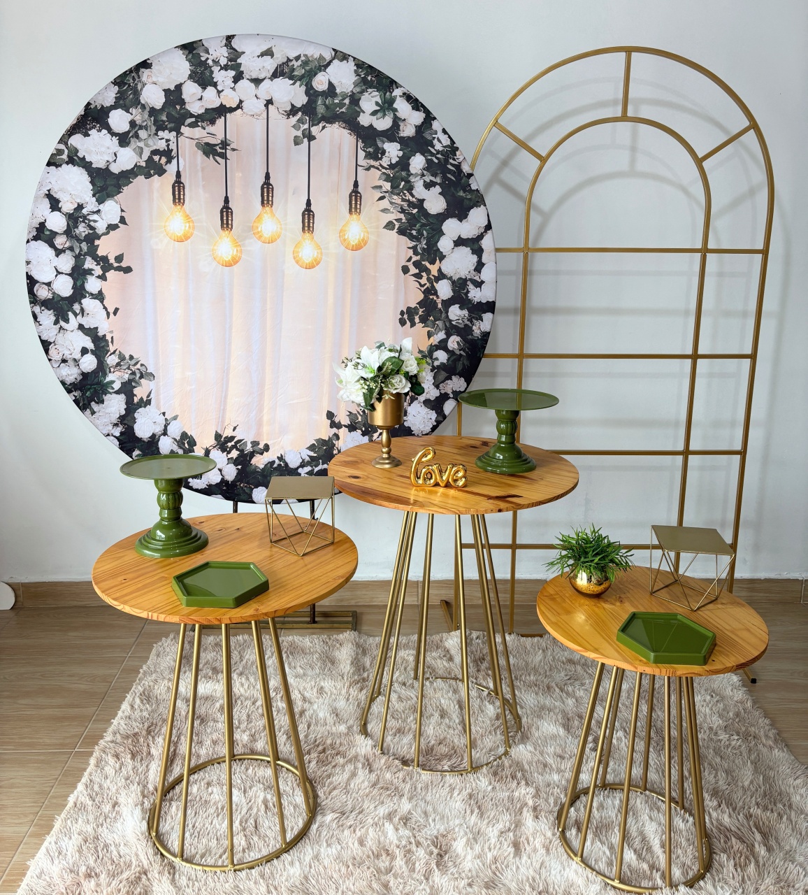 Painel Luzes Com Painel Janela - Gi Festas  Pegue e Monte