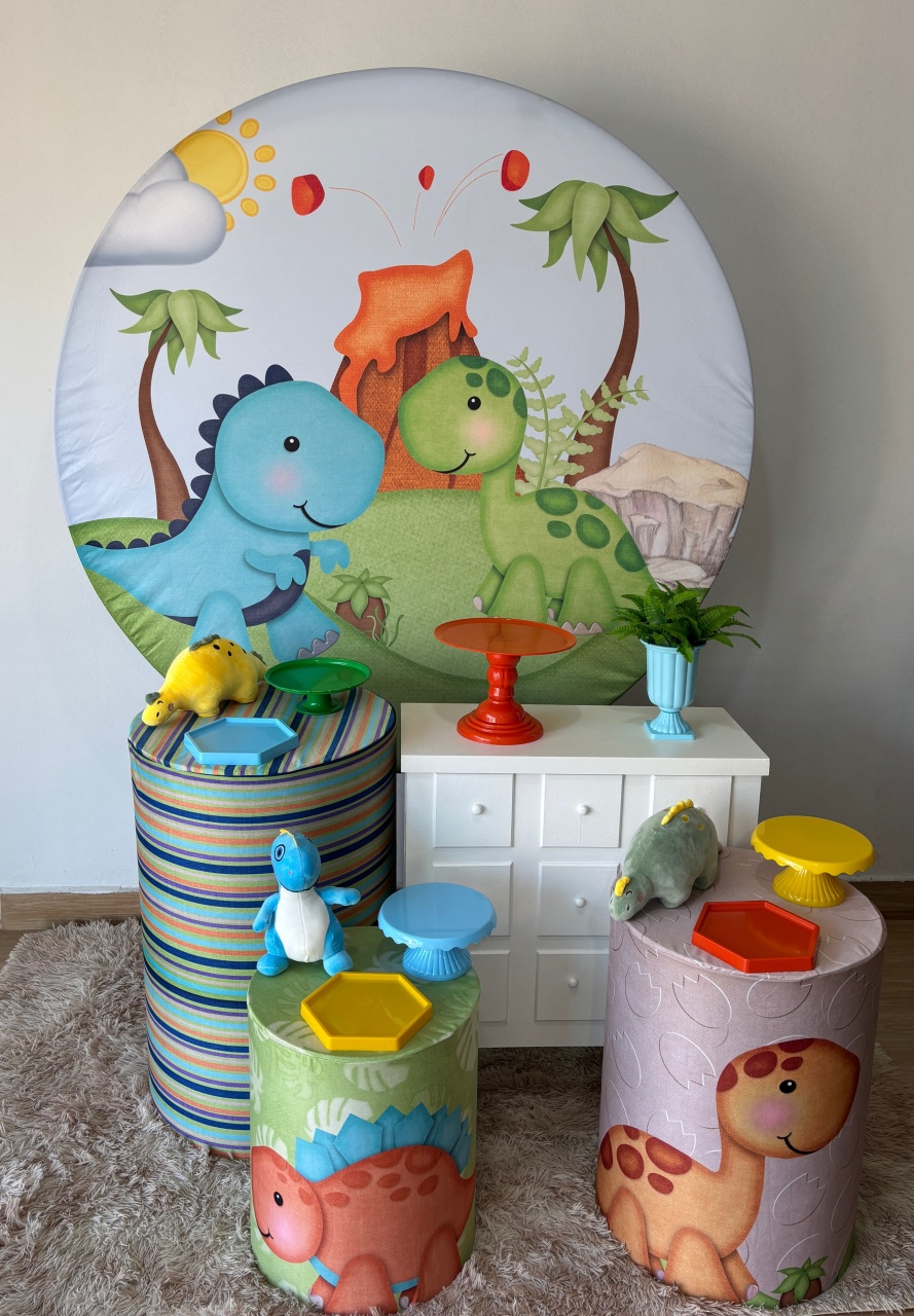 Dino Baby Com Cômoda. - Gi Festas  Pegue e Monte