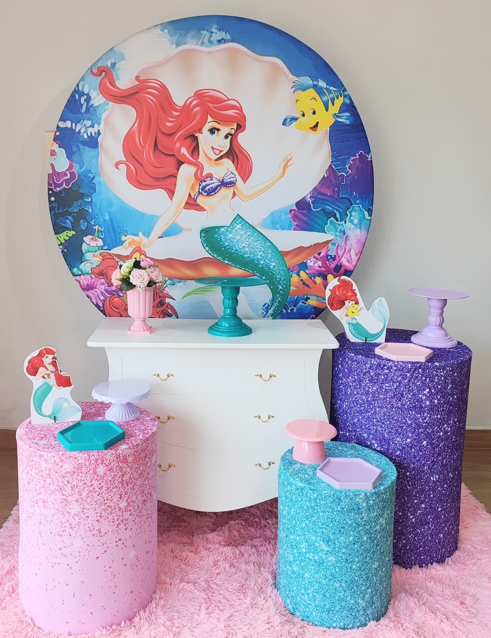 Ariel Com Cômoda - Gi Festas  Pegue e Monte