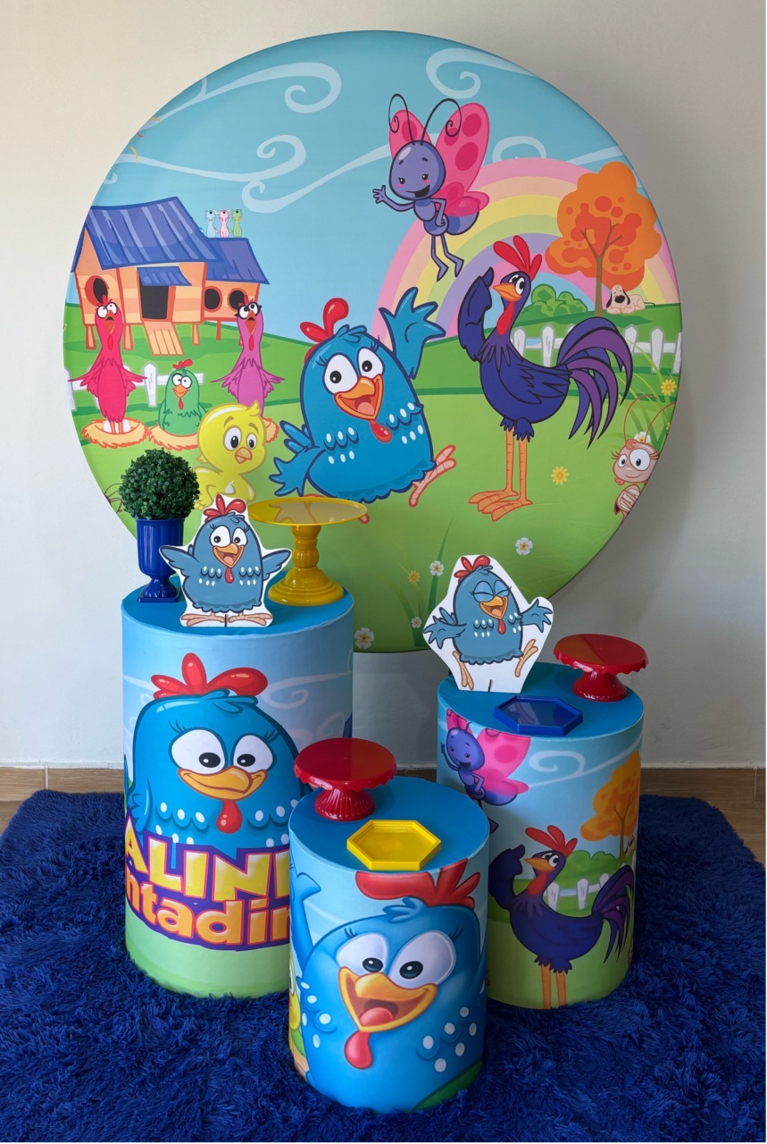 Galinha Pintadinha - Gi Festas  Pegue e Monte