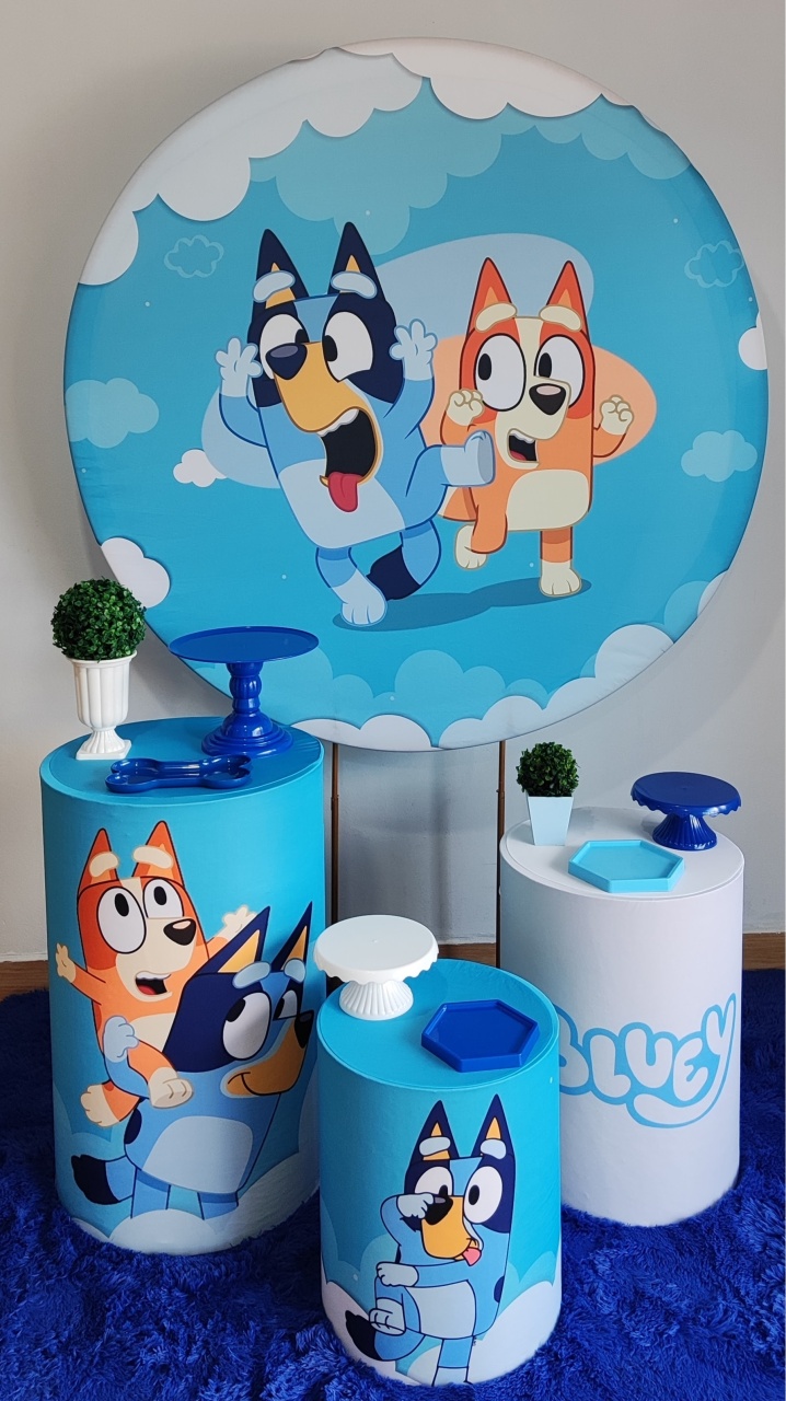 Bluey - Gi Festas  Pegue e Monte