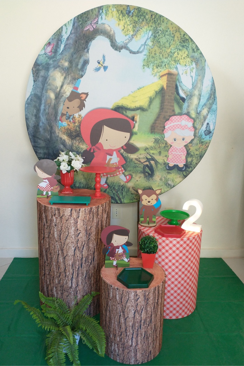 Chapeuzinho Vermelho - Gi Festas  Pegue e Monte