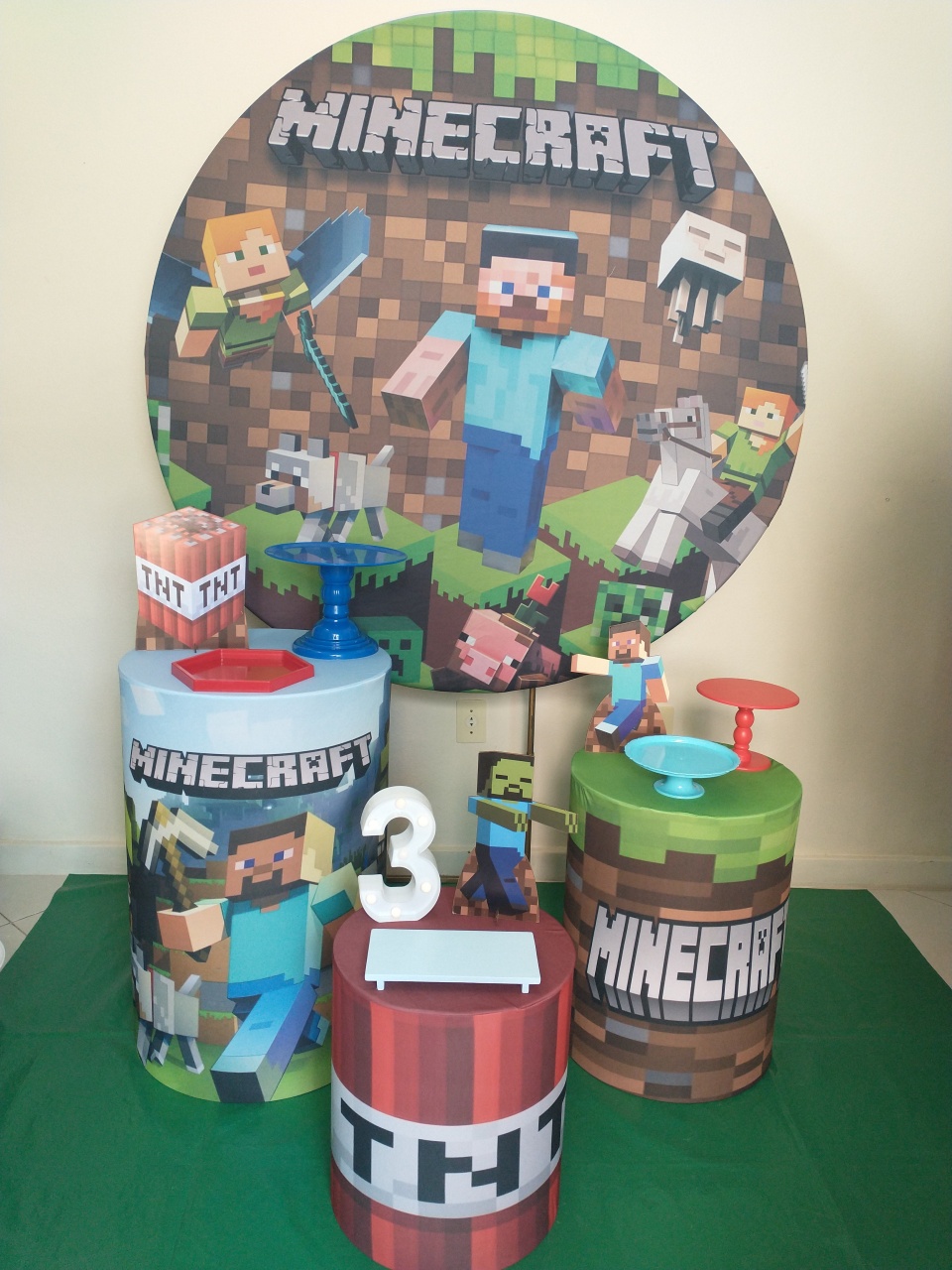 Minecrafit - Gi Festas  Pegue e Monte