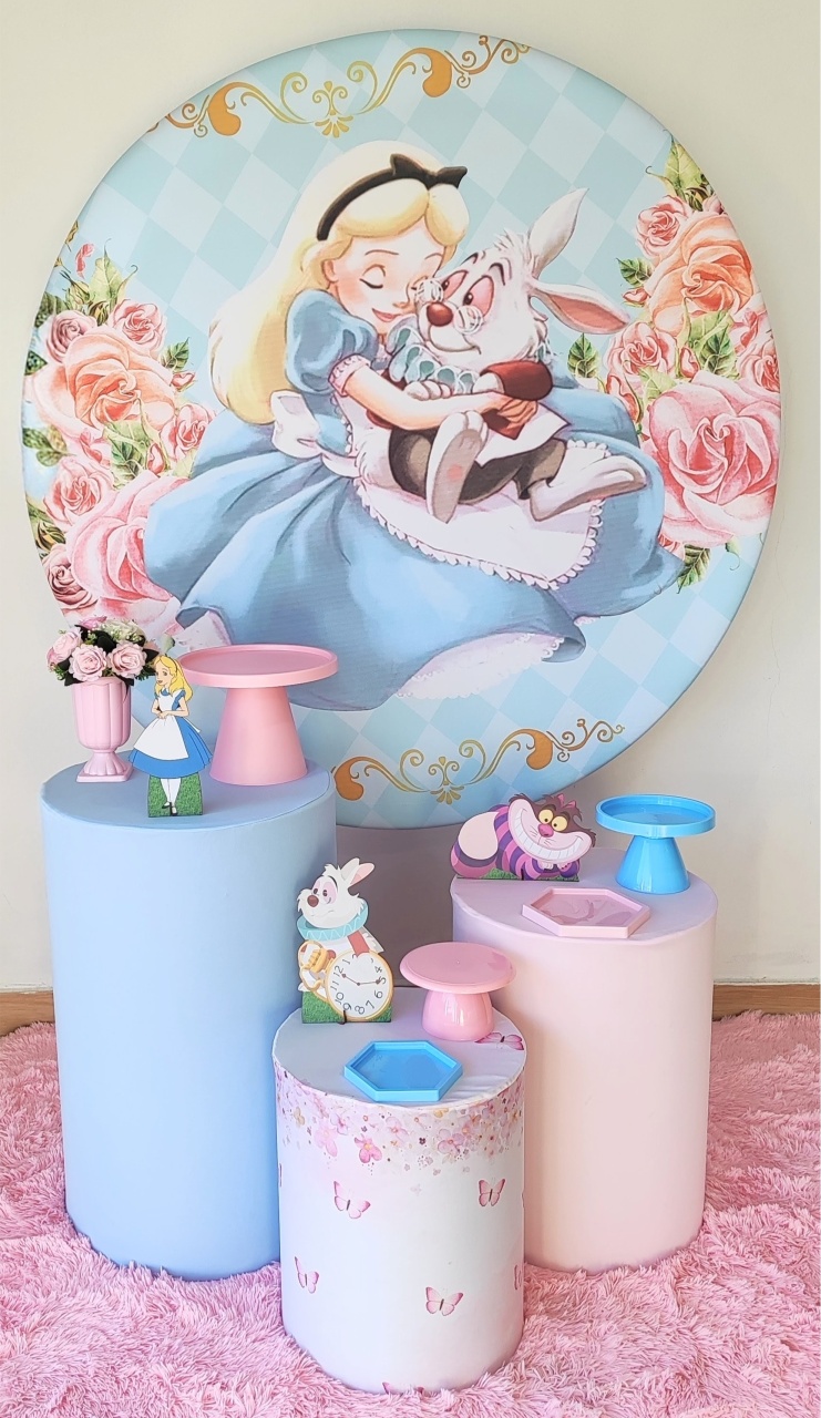 Alice No País das Maravilhas - Gi Festas  Pegue e Monte