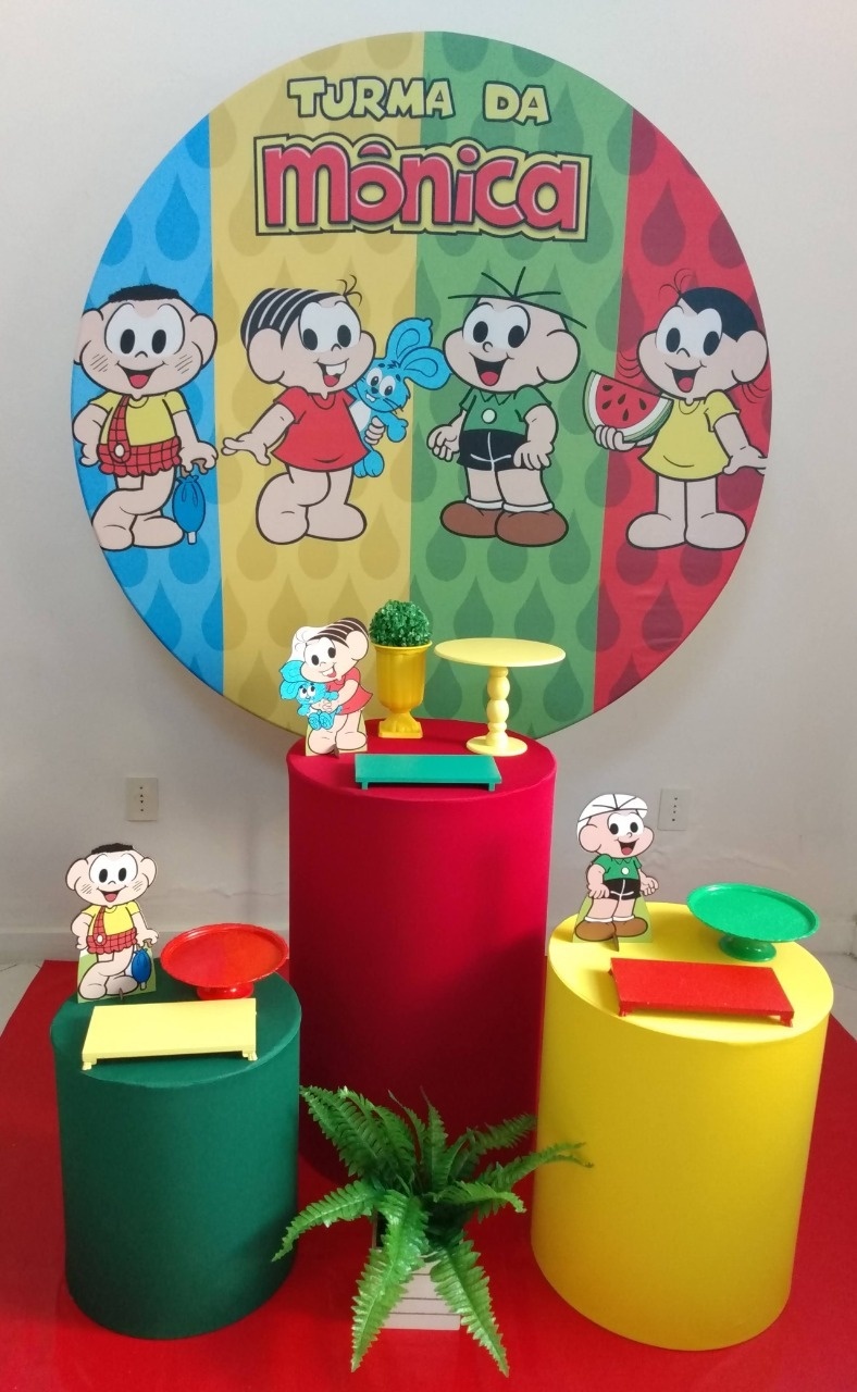 Turma da Mônica - Gi Festas  Pegue e Monte