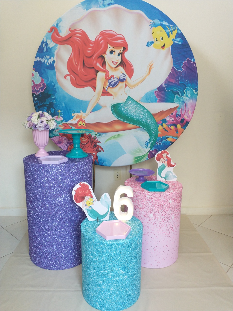 Princesa Ariel - Gi Festas  Pegue e Monte