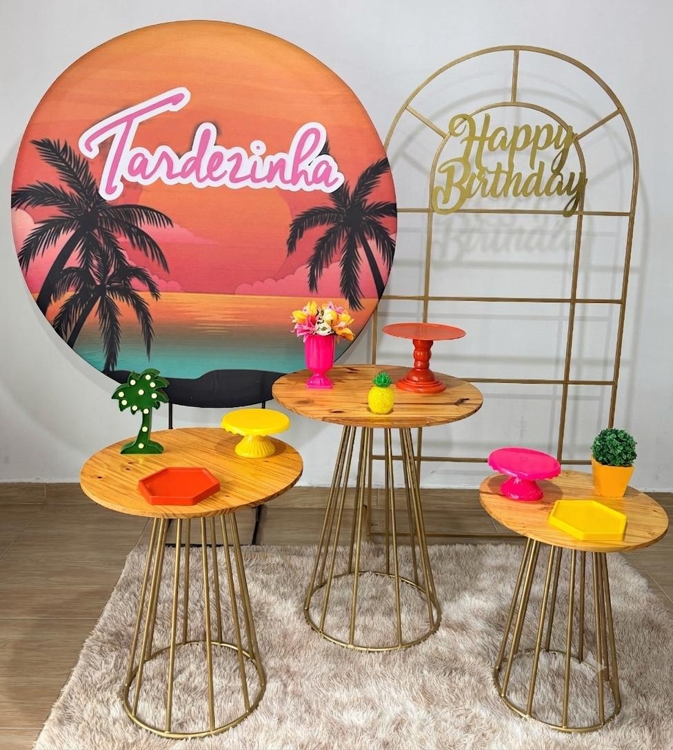 Tardezinha Com Painel Janela - Gi Festas  Pegue e Monte