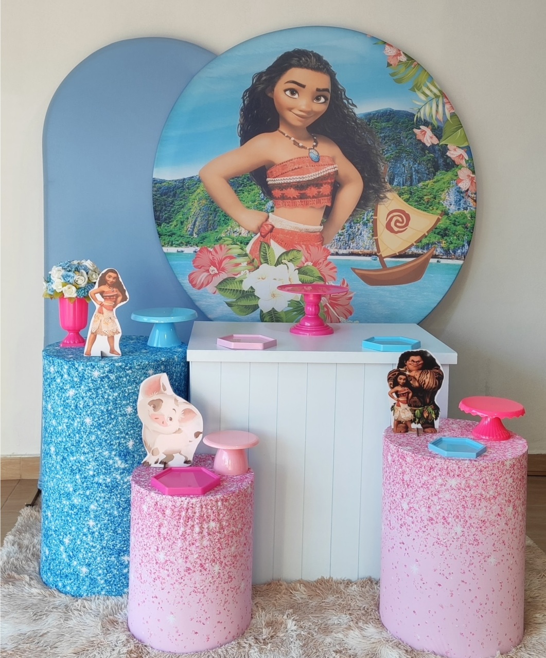 Moana Adulta - Gi Festas  Pegue e Monte