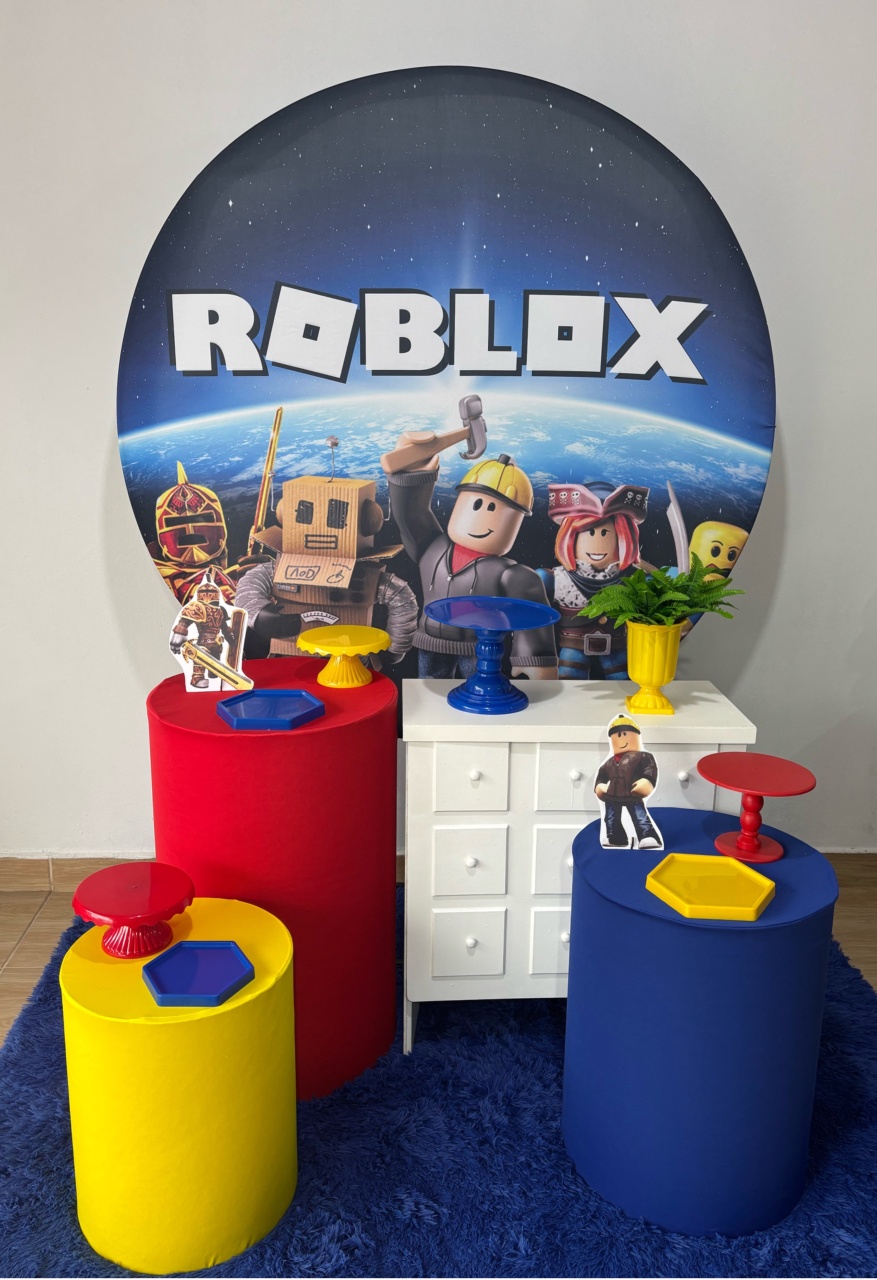 Roblox Com Cômoda - Gi Festas  Pegue e Monte
