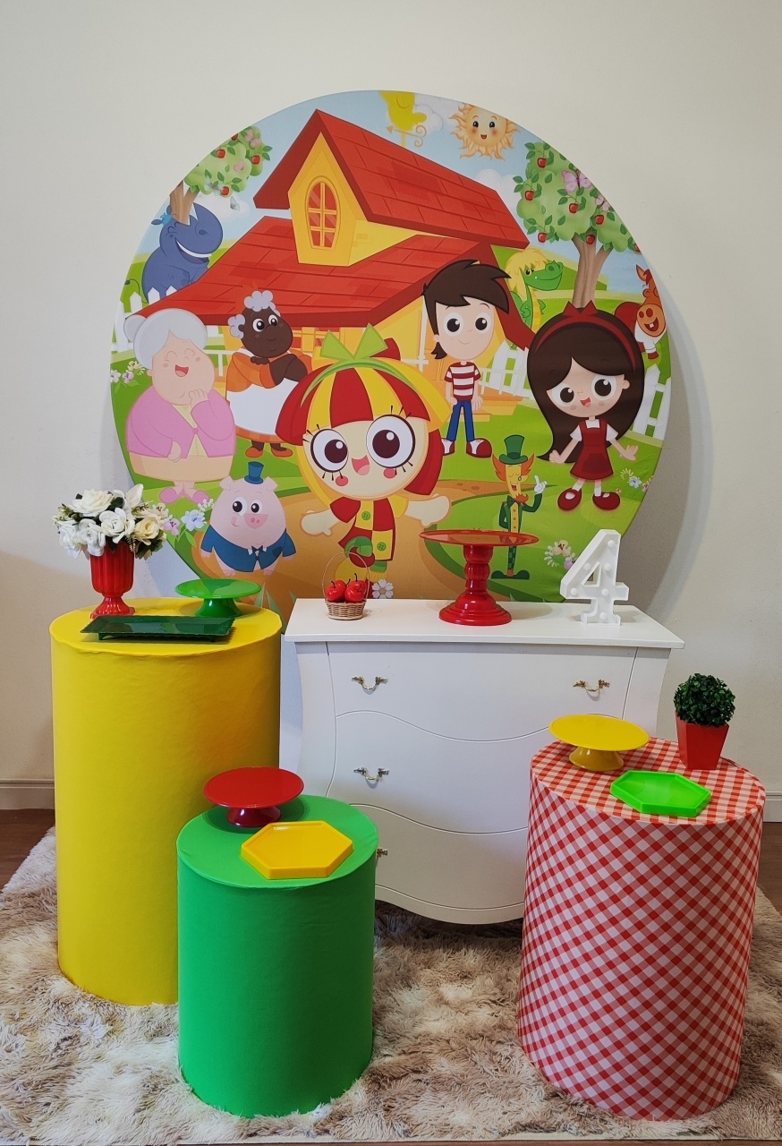 Sitio Do Pica Pau Amarelo Com Cômoda - Gi Festas  Pegue e Monte