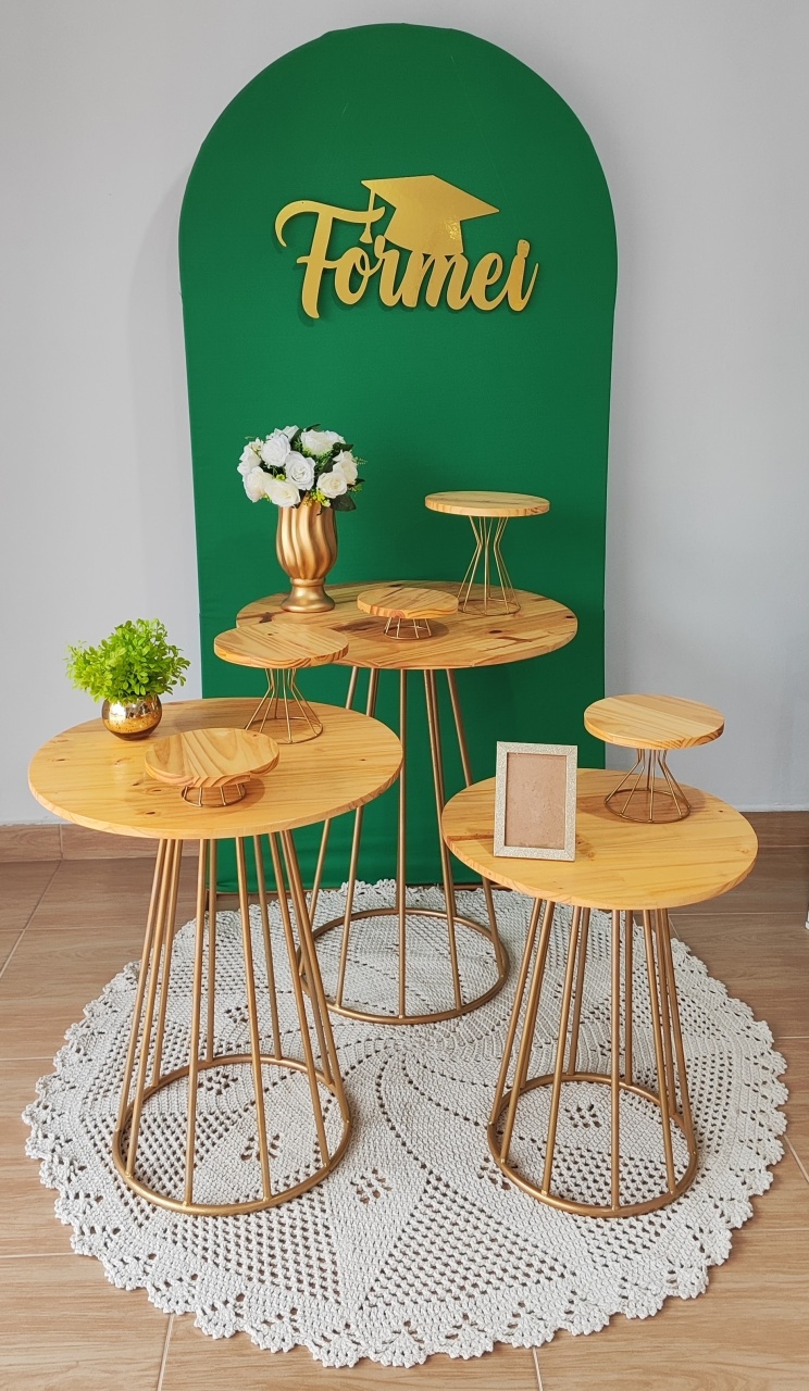 Painel Romano Formei Verde - Gi Festas  Pegue e Monte
