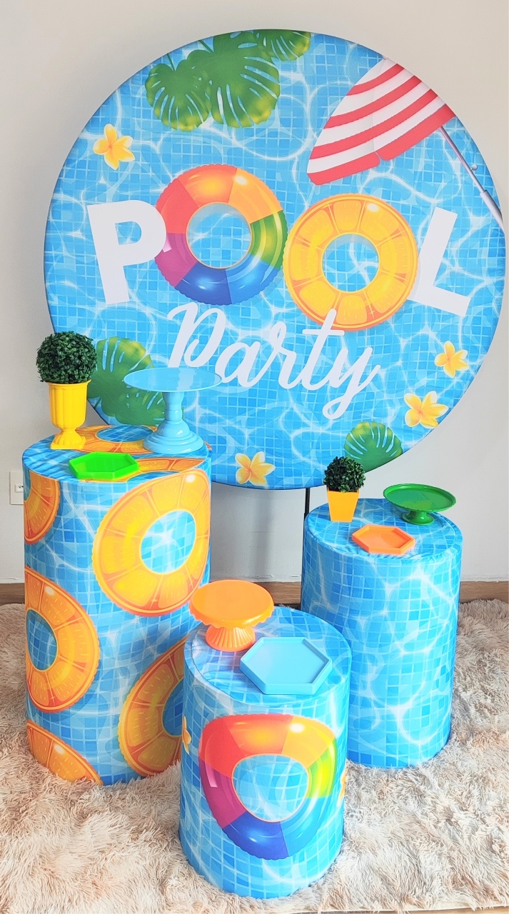 Pool Party Menino - Gi Festas  Pegue e Monte