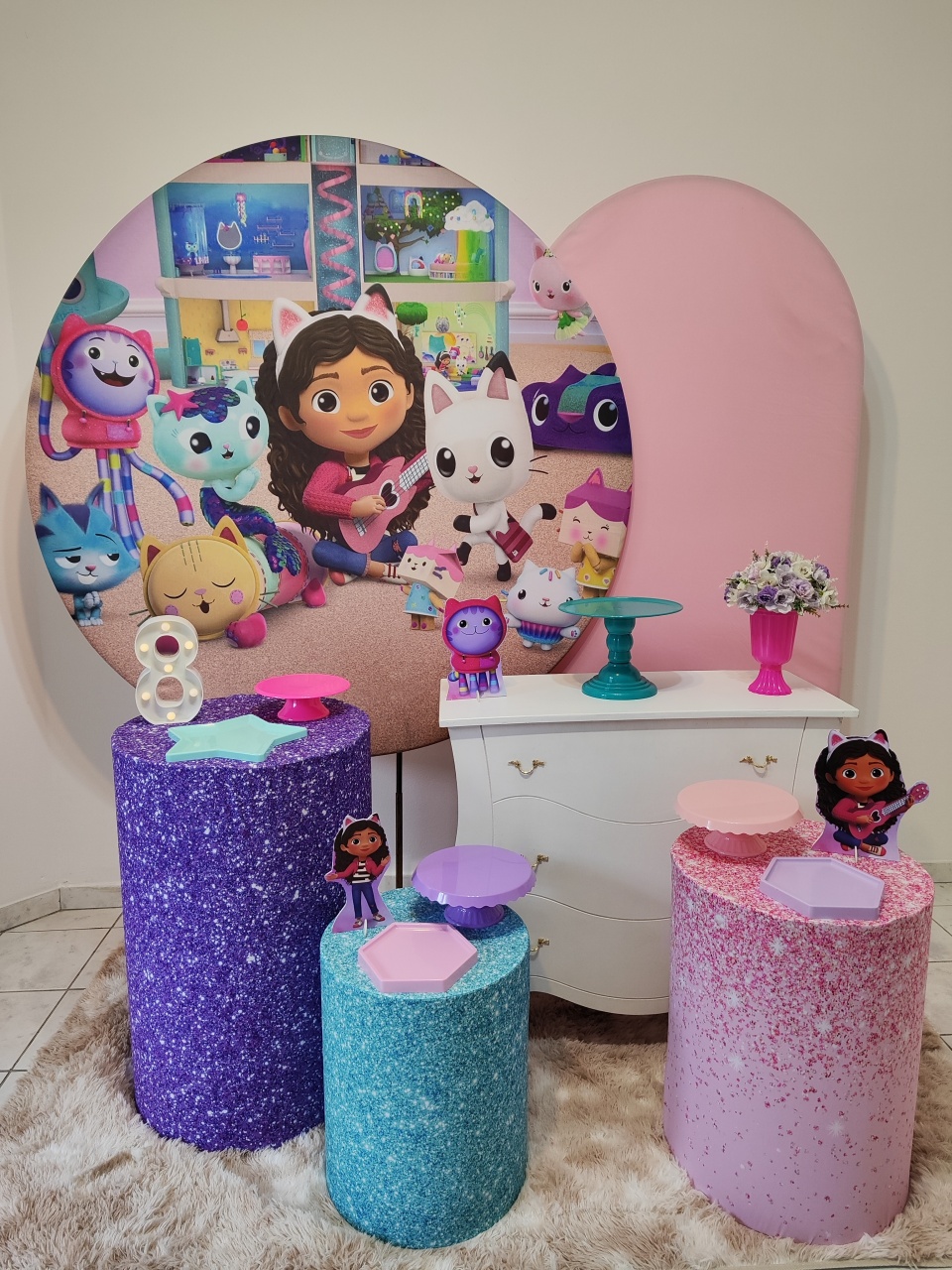 Casa Magica da Gaby Com Cômoda - Gi Festas  Pegue e Monte
