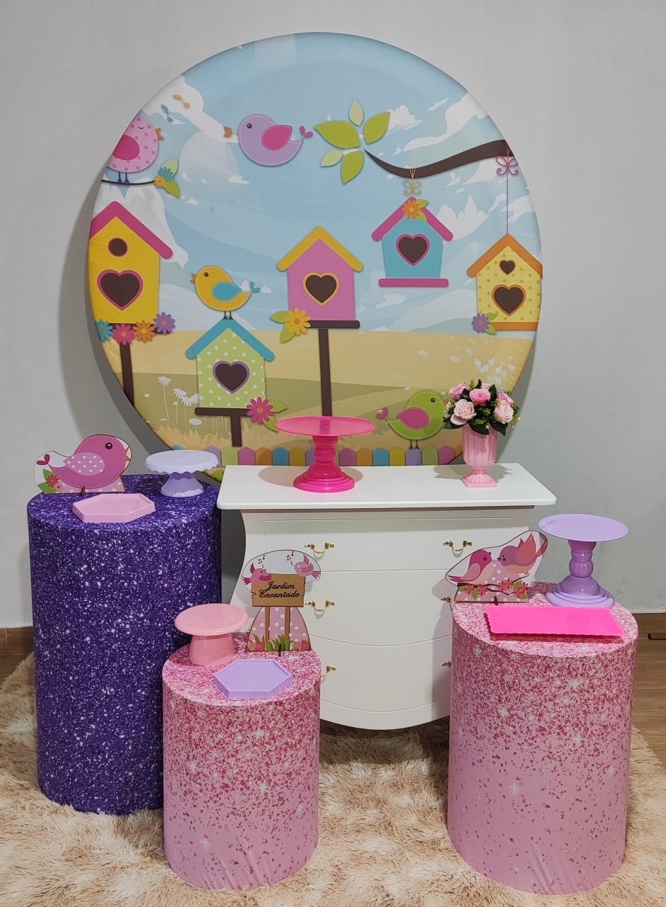Jardim Encantado Casinha Com Cômoda - Gi Festas  Pegue e Monte