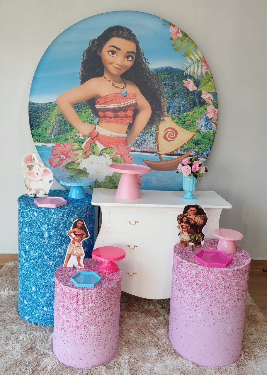 Moana Adulta Com Cômoda - Gi Festas  Pegue e Monte