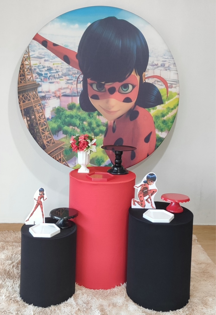 Lady Bug - Gi Festas  Pegue e Monte