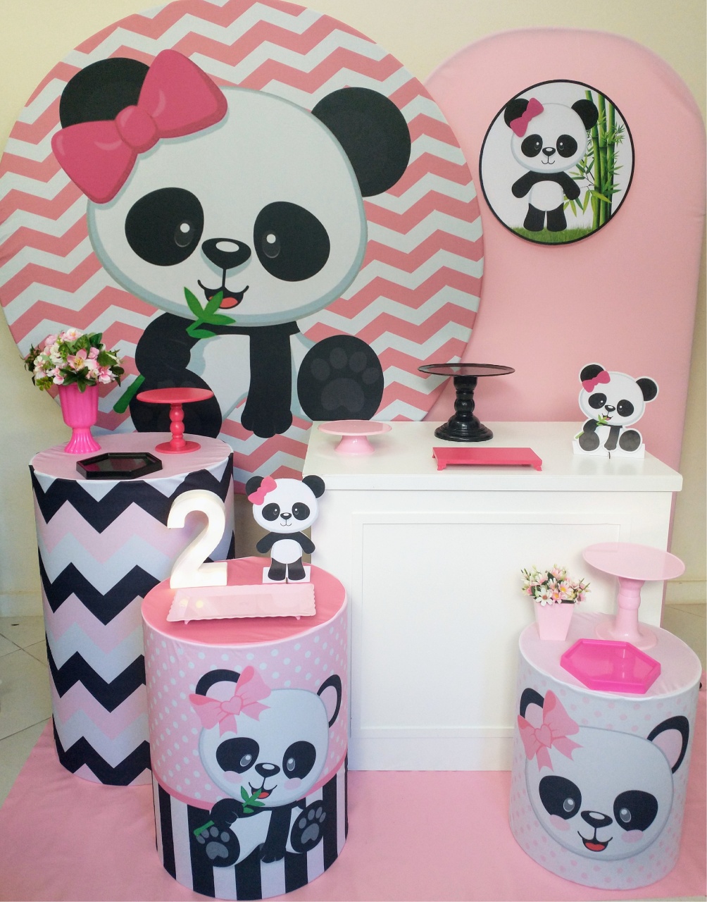 Urso Panda - Gi Festas  Pegue e Monte
