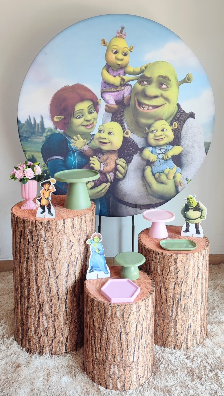 Shrek Menina - Gi Festas  Pegue e Monte
