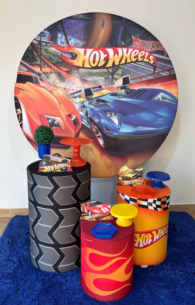 Hotweels Carro Azul - Gi Festas  Pegue e Monte