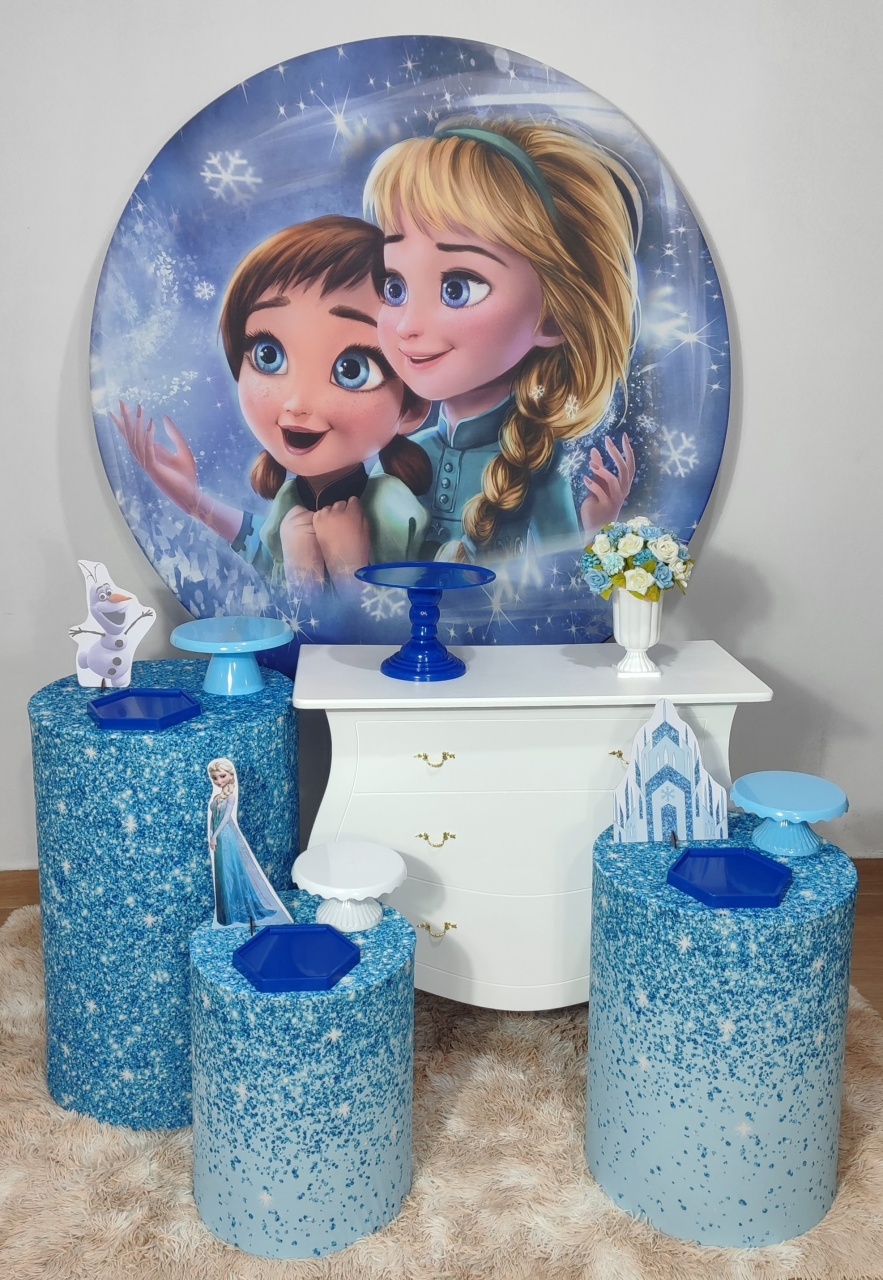 Frozen Criança Com Cômoda - Gi Festas  Pegue e Monte