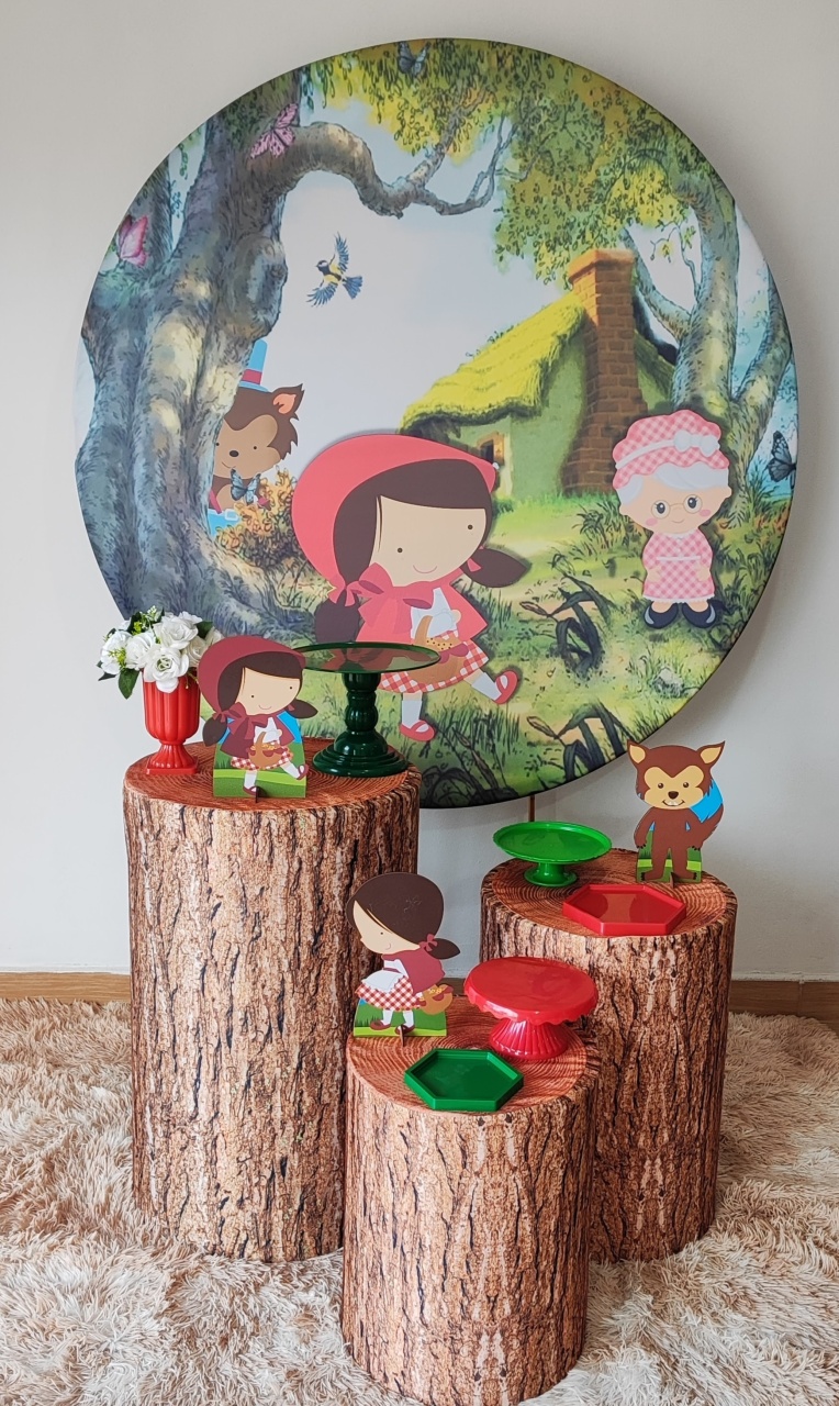Chapeuzinho Vermelho - Gi Festas  Pegue e Monte