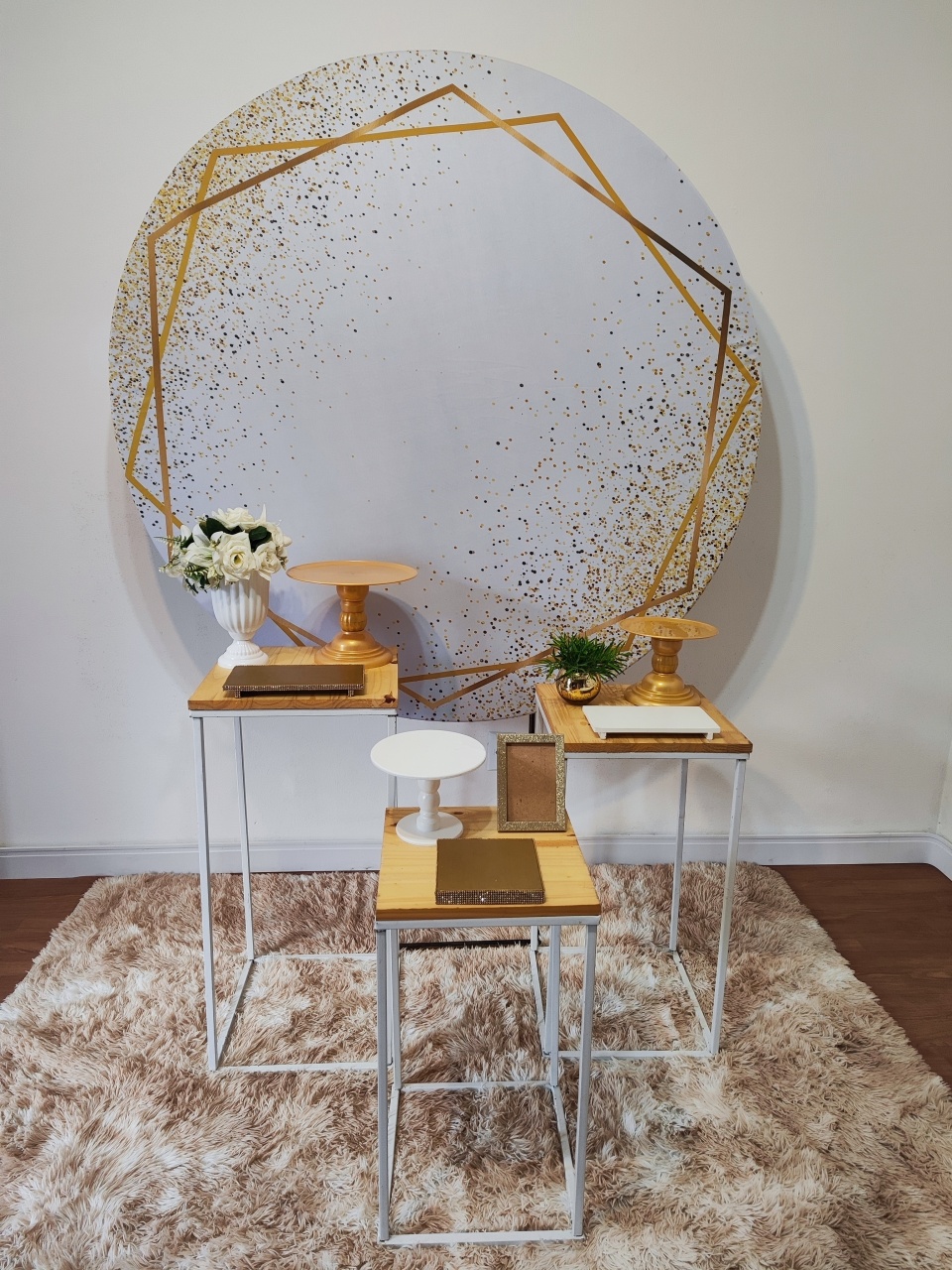 Gliter Dourado - Gi Festas  Pegue e Monte
