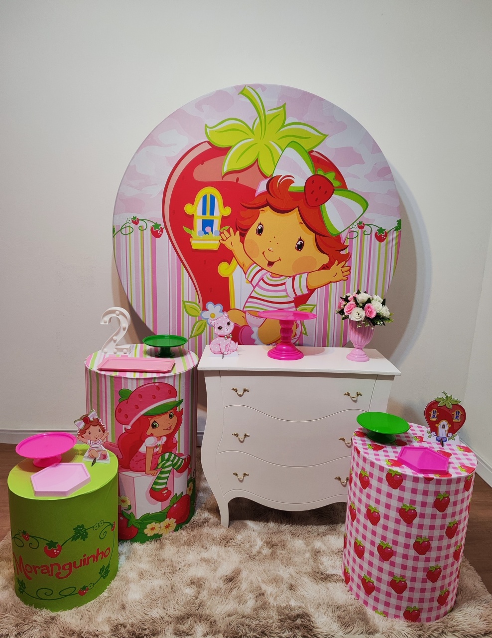 Moranguinho Baby - Gi Festas  Pegue e Monte
