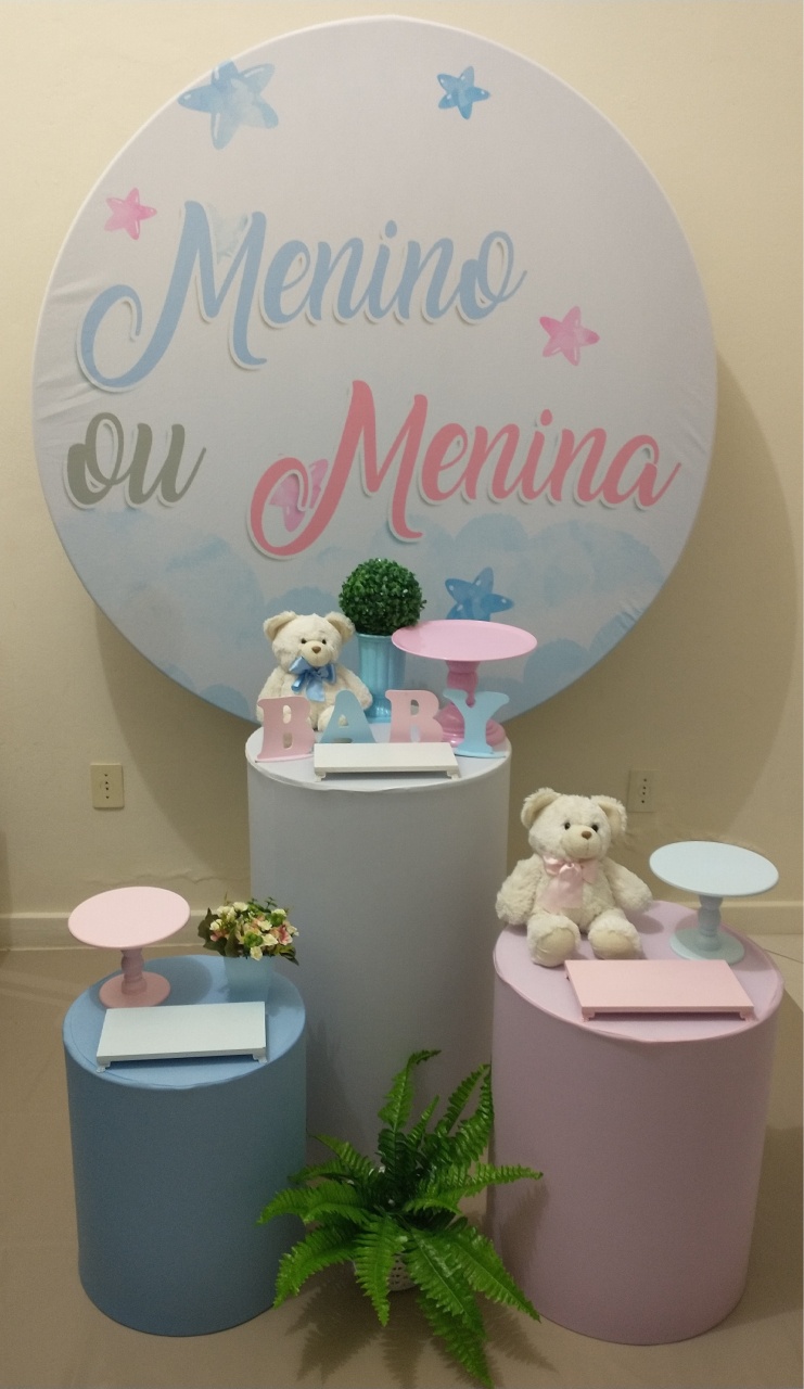 Revelação Menino E Menina - Gi Festas  Pegue e Monte