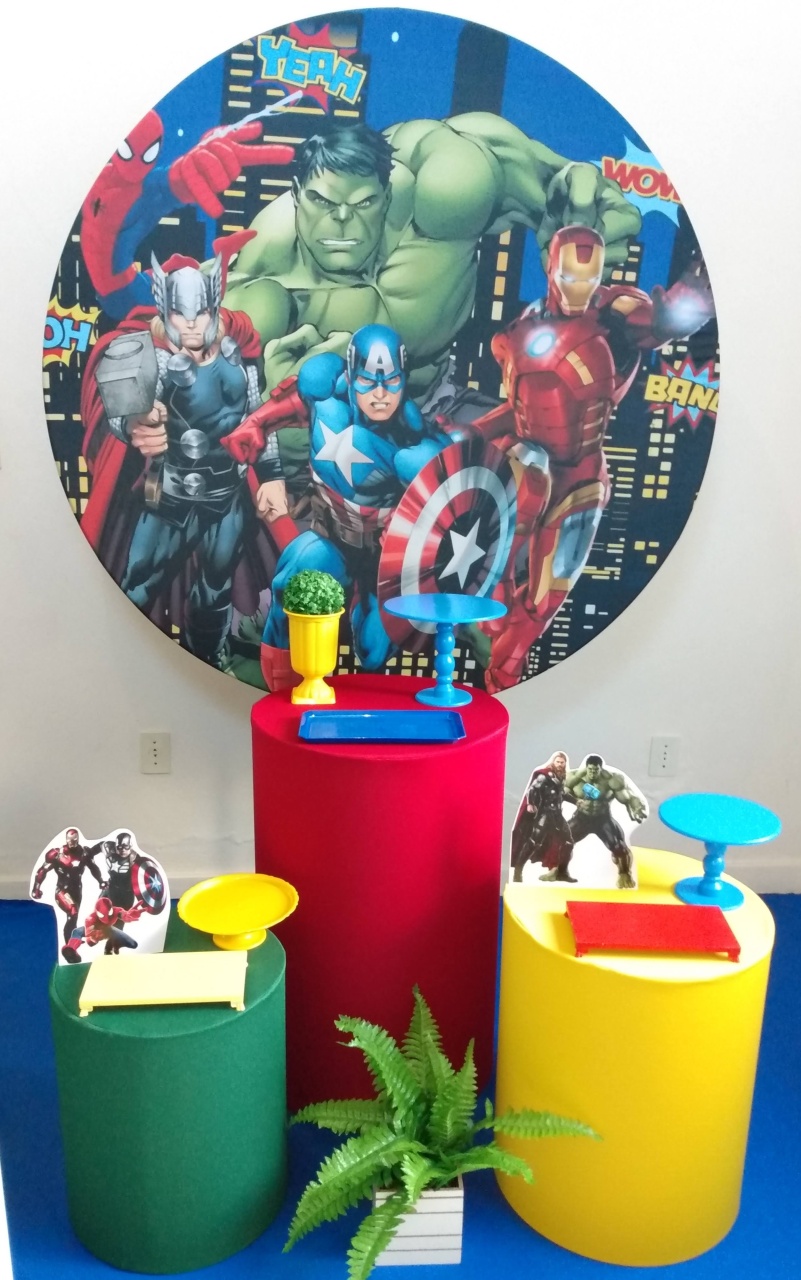 Vingadores - Gi Festas  Pegue e Monte