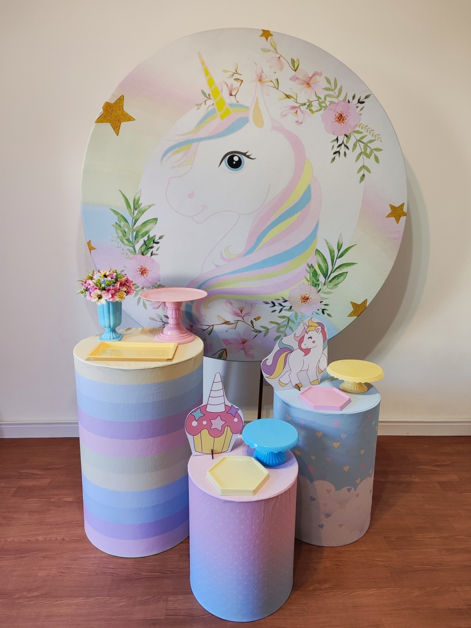 Unicornio - Gi Festas  Pegue e Monte