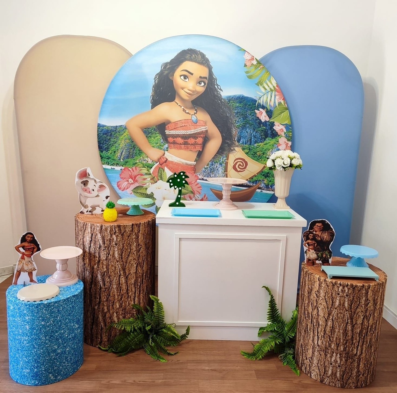Moana Adulta - Gi Festas  Pegue e Monte