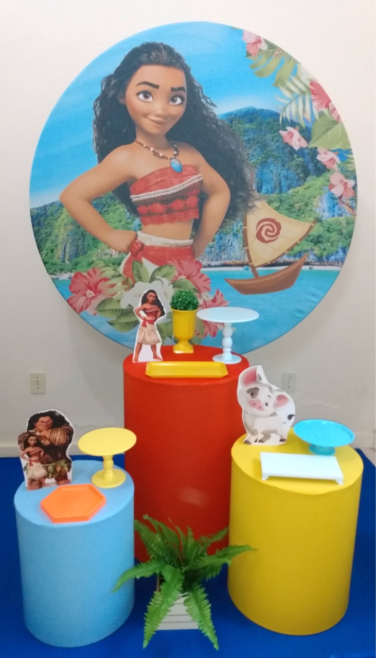 Moana Adulta - Gi Festas  Pegue e Monte