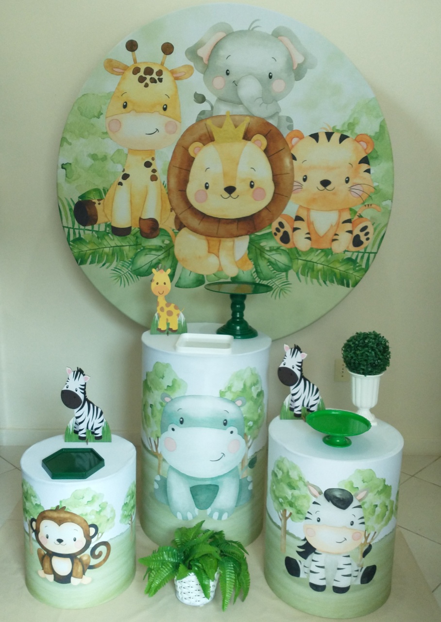 Safari Baby  - Gi Festas  Pegue e Monte