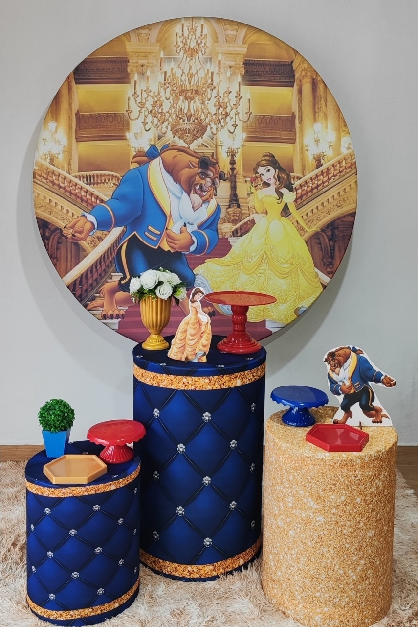 Bela E A Fera - Gi Festas  Pegue e Monte