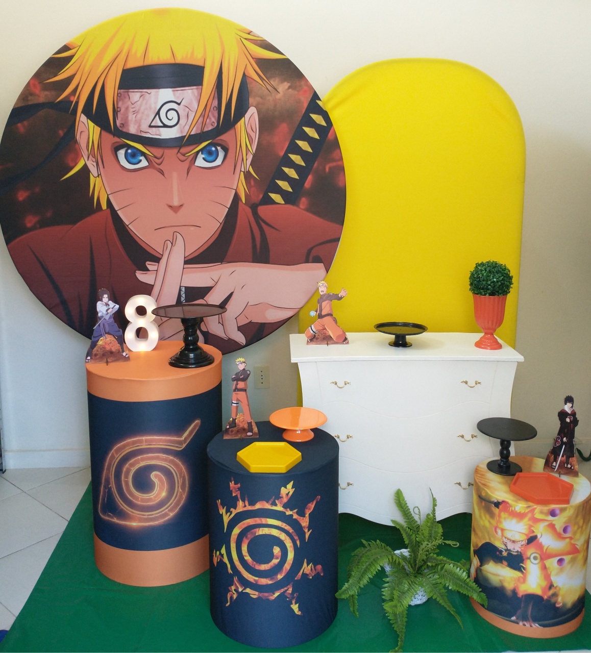 Naruto Com Cômoda - Gi Festas  Pegue e Monte