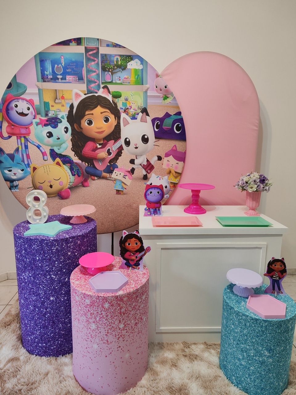 Casa Magica da Gaby Com Mesa Balcão - Gi Festas  Pegue e Monte