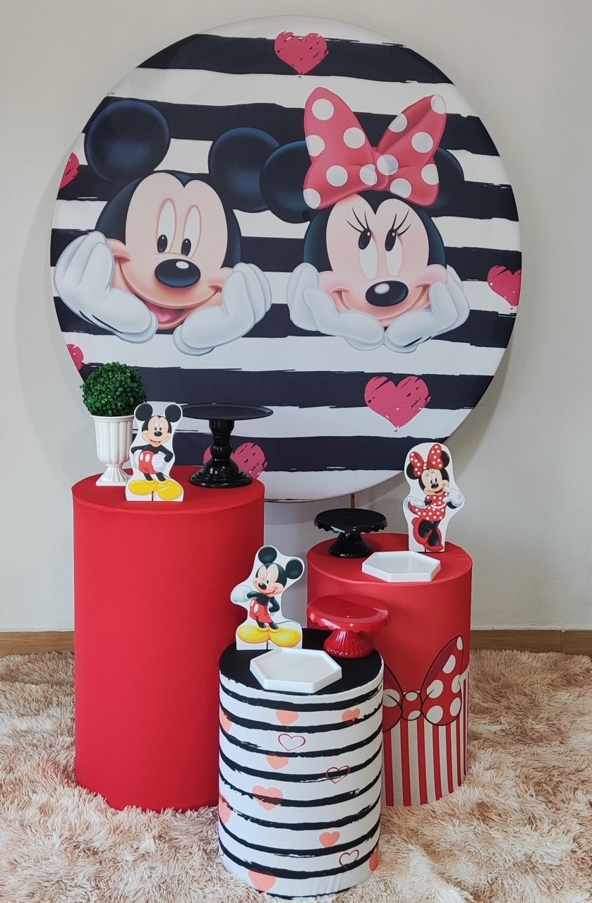 Minie E Mickey - Gi Festas  Pegue e Monte