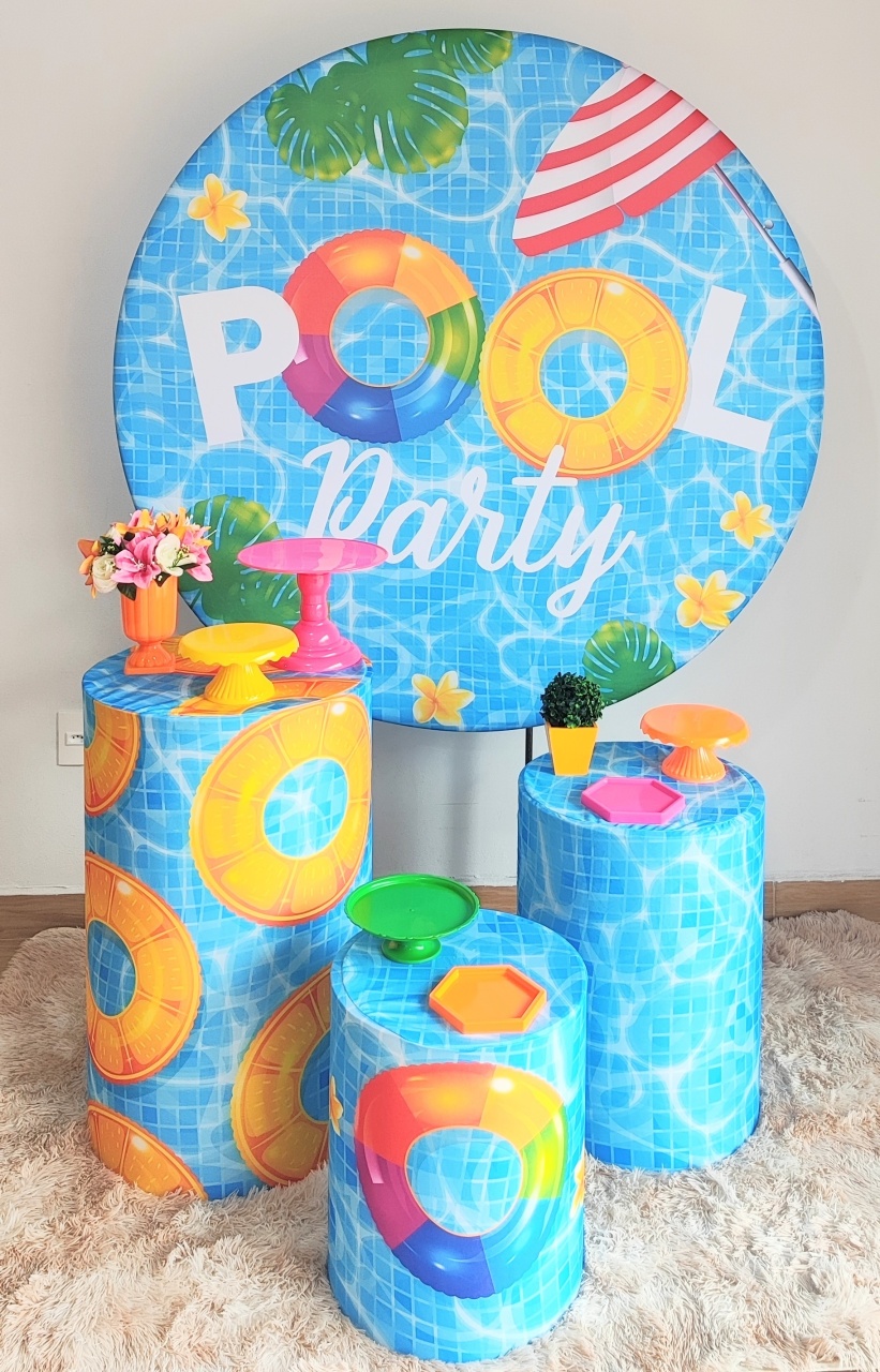 Poll Party Menina - Gi Festas  Pegue e Monte