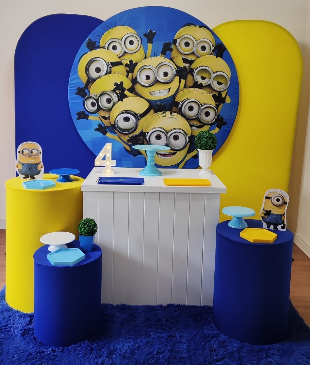 Minions 2 Painéis Romanos - Gi Festas  Pegue e Monte