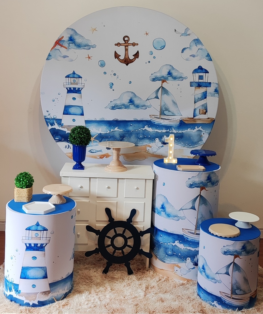 Marinheiro Com Cômoda - Gi Festas  Pegue e Monte