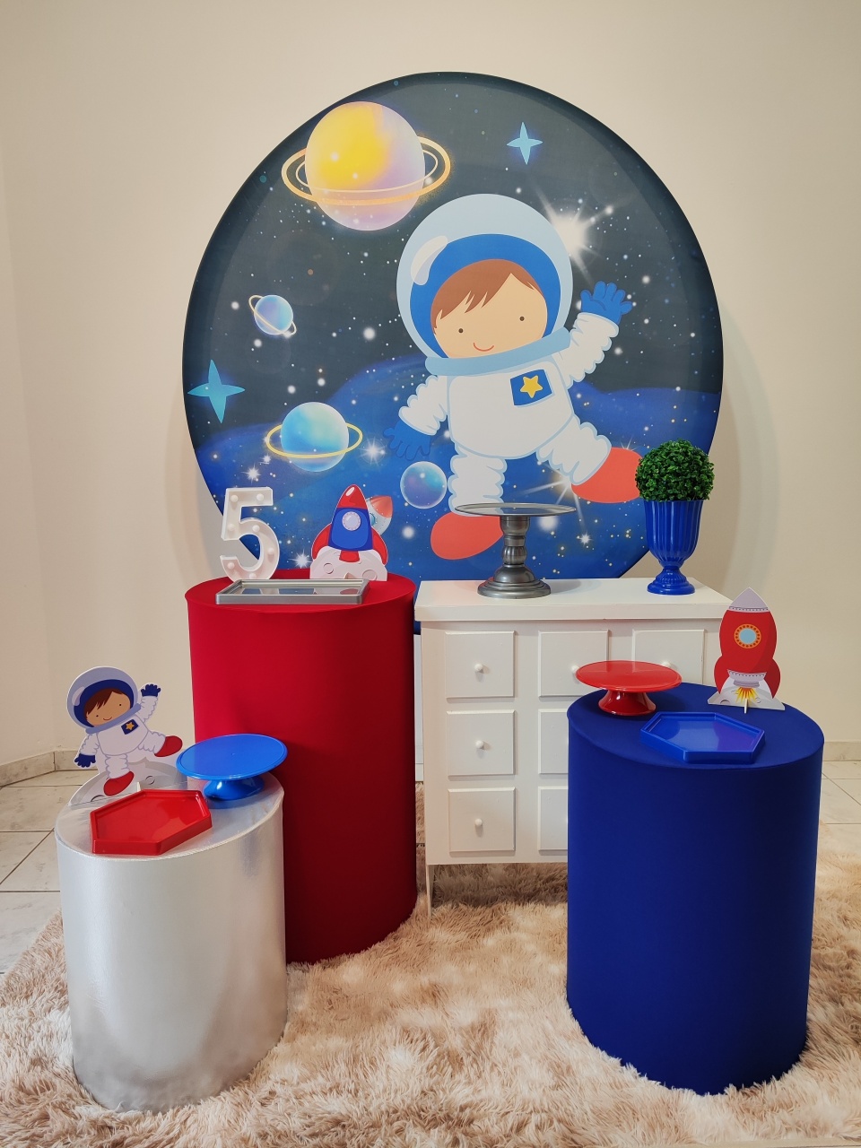 Astronauta Com Cômoda - Gi Festas  Pegue e Monte