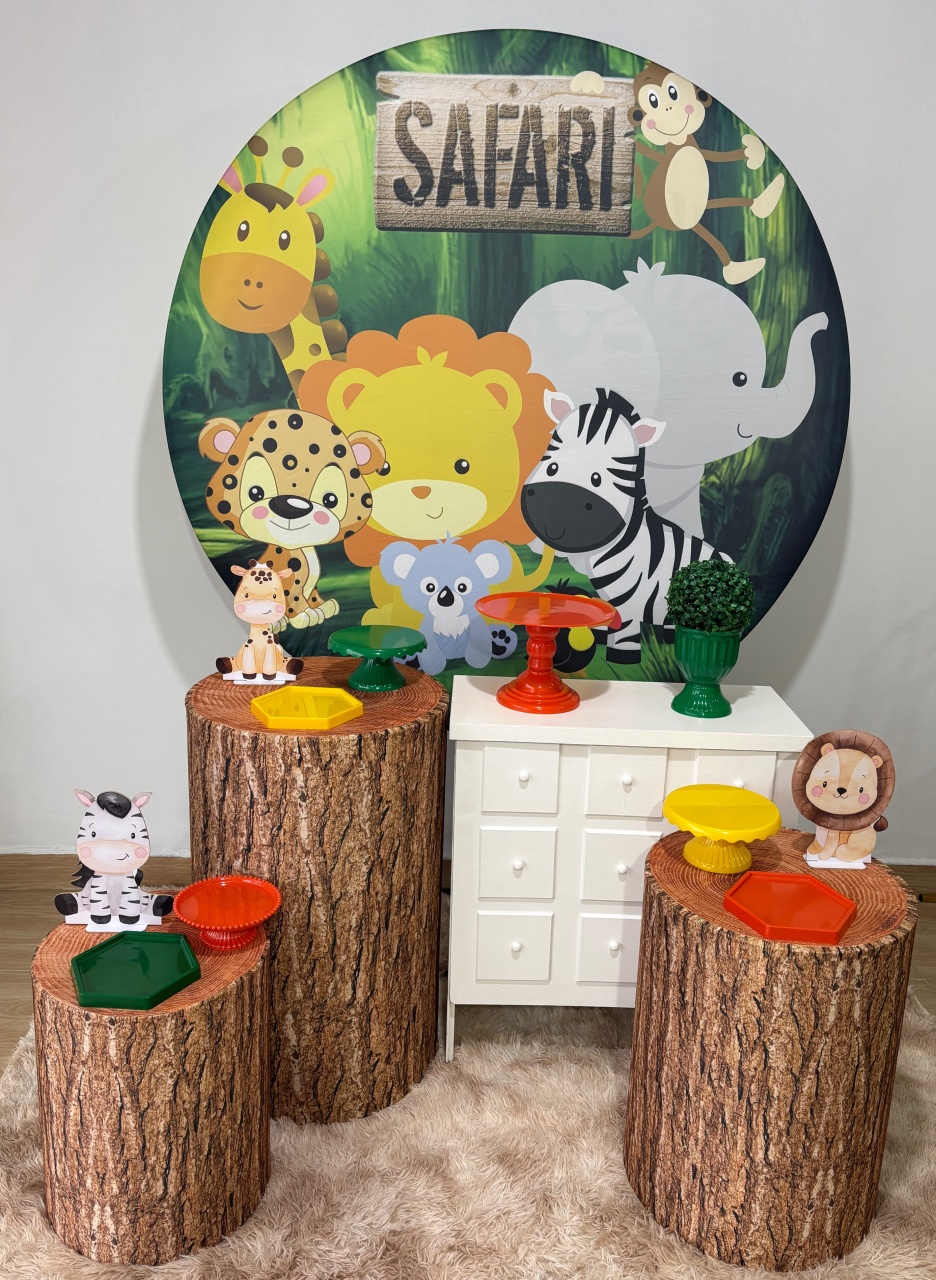 Safari Forte Com Cômoda - Gi Festas  Pegue e Monte