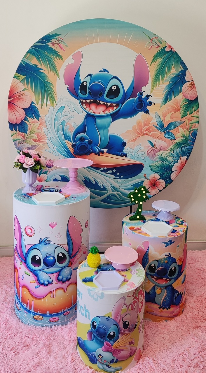 Stich Tropical - Gi Festas  Pegue e Monte