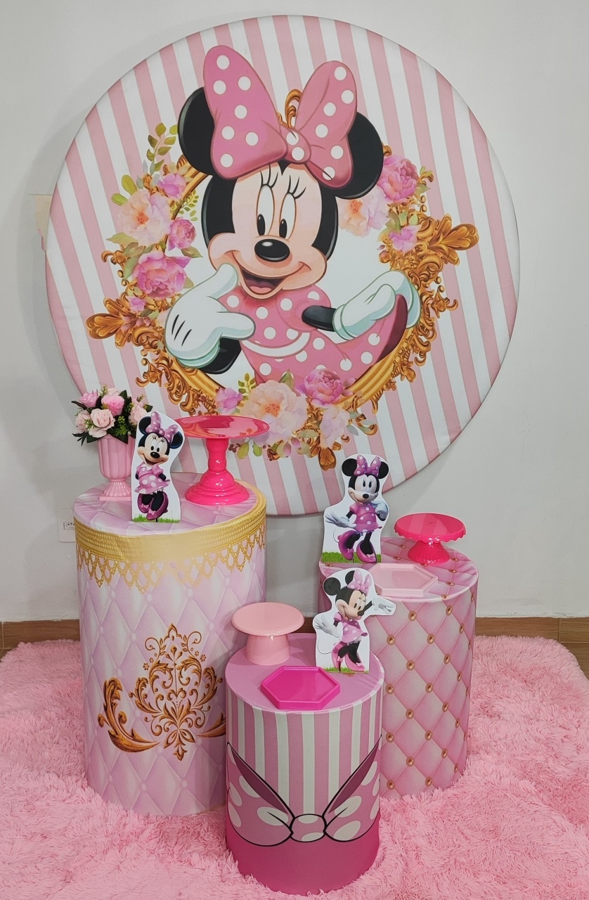 Minie Rosa - Gi Festas  Pegue e Monte