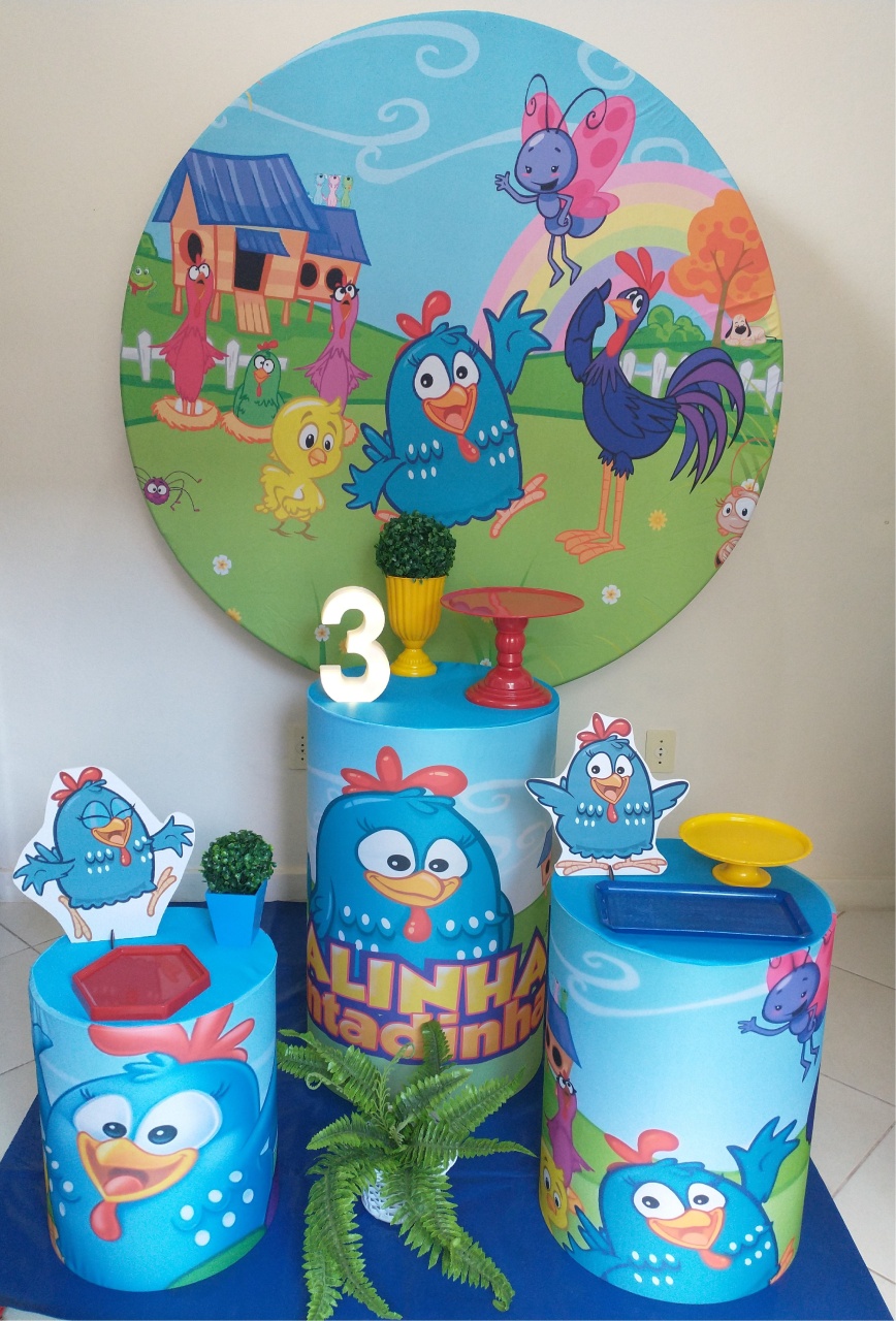 Galinha Pintadinha - Gi Festas  Pegue e Monte
