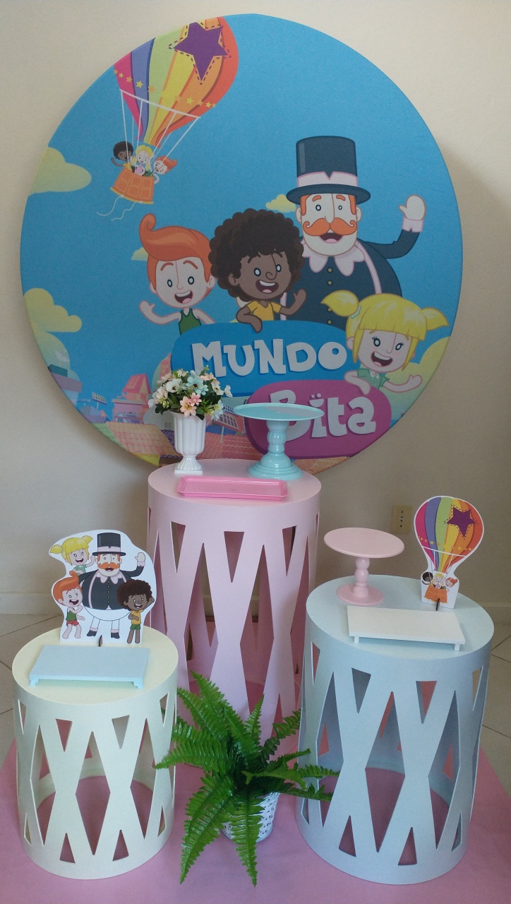 Mundo Bita Menina - Gi Festas  Pegue e Monte