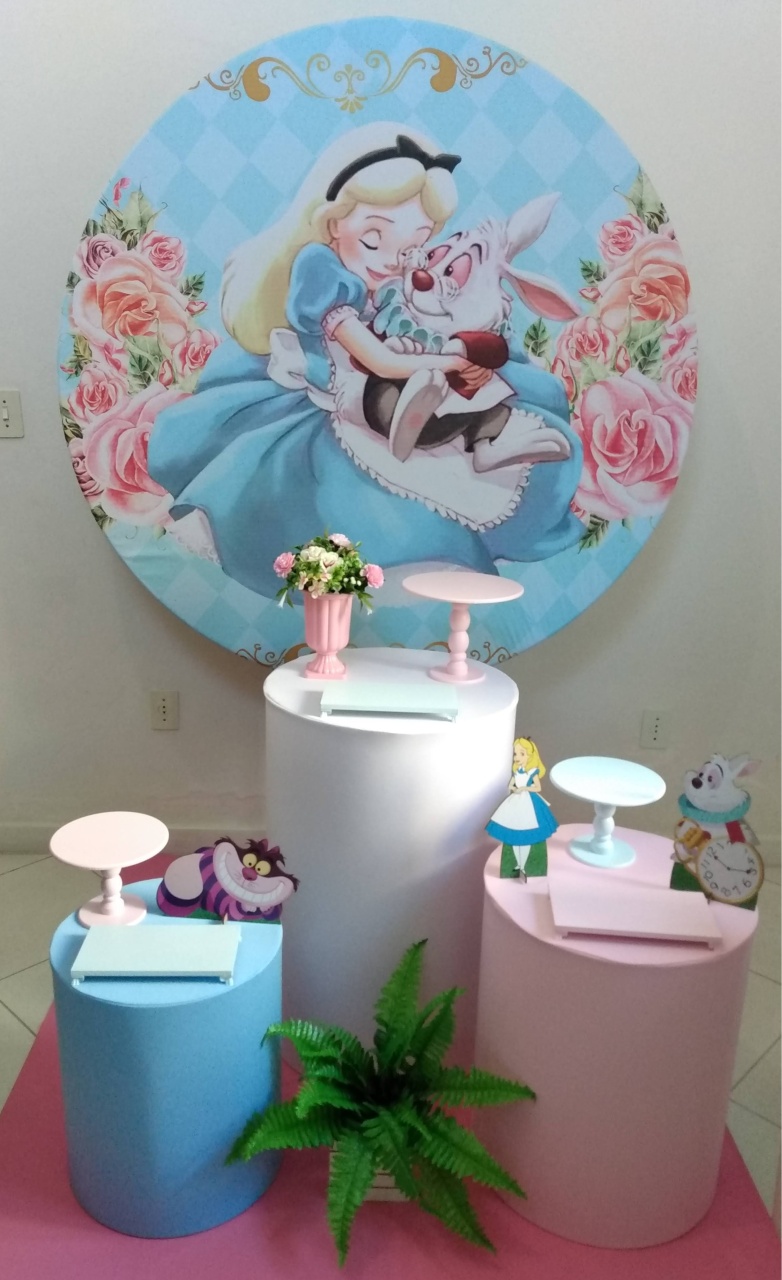 Alice Nos Pais das Maravilhas - Gi Festas  Pegue e Monte