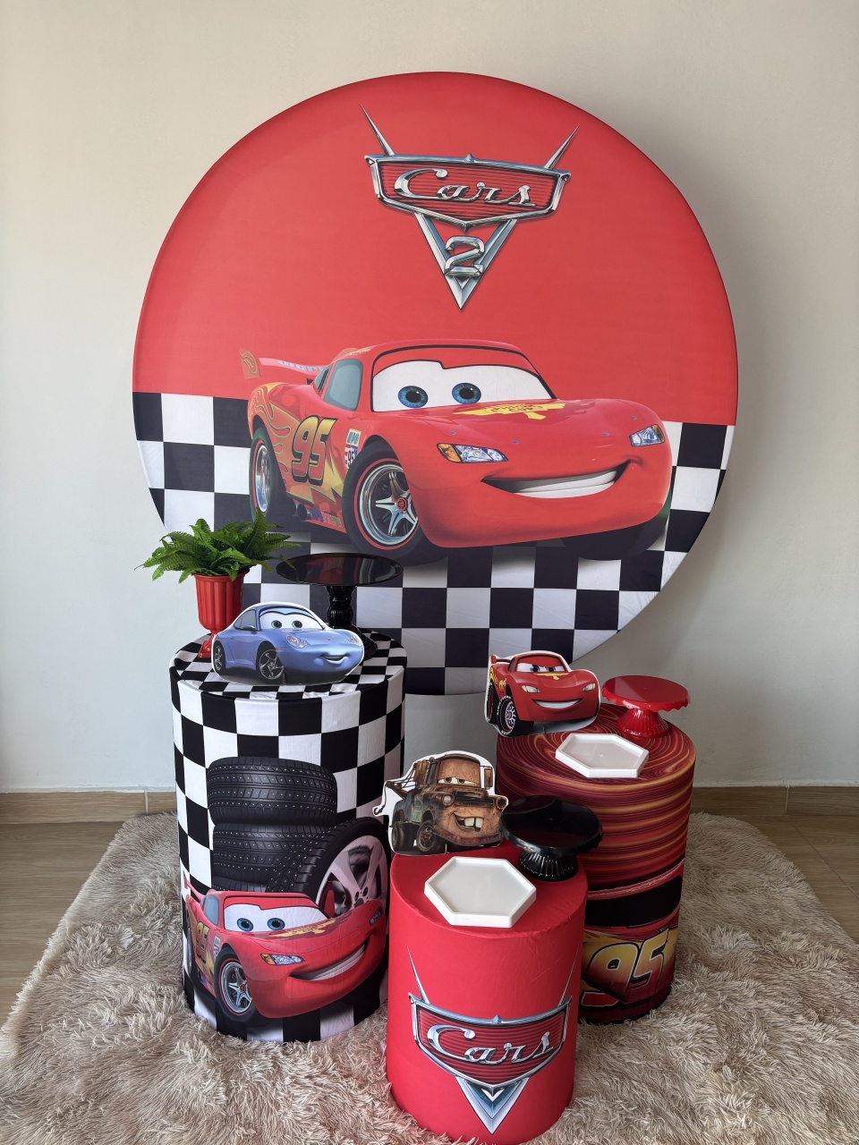Carros 2 - Gi Festas  Pegue e Monte